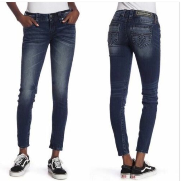 Rock Revival Denim - ROCK REVIVAL Anabela Skinny Jeans